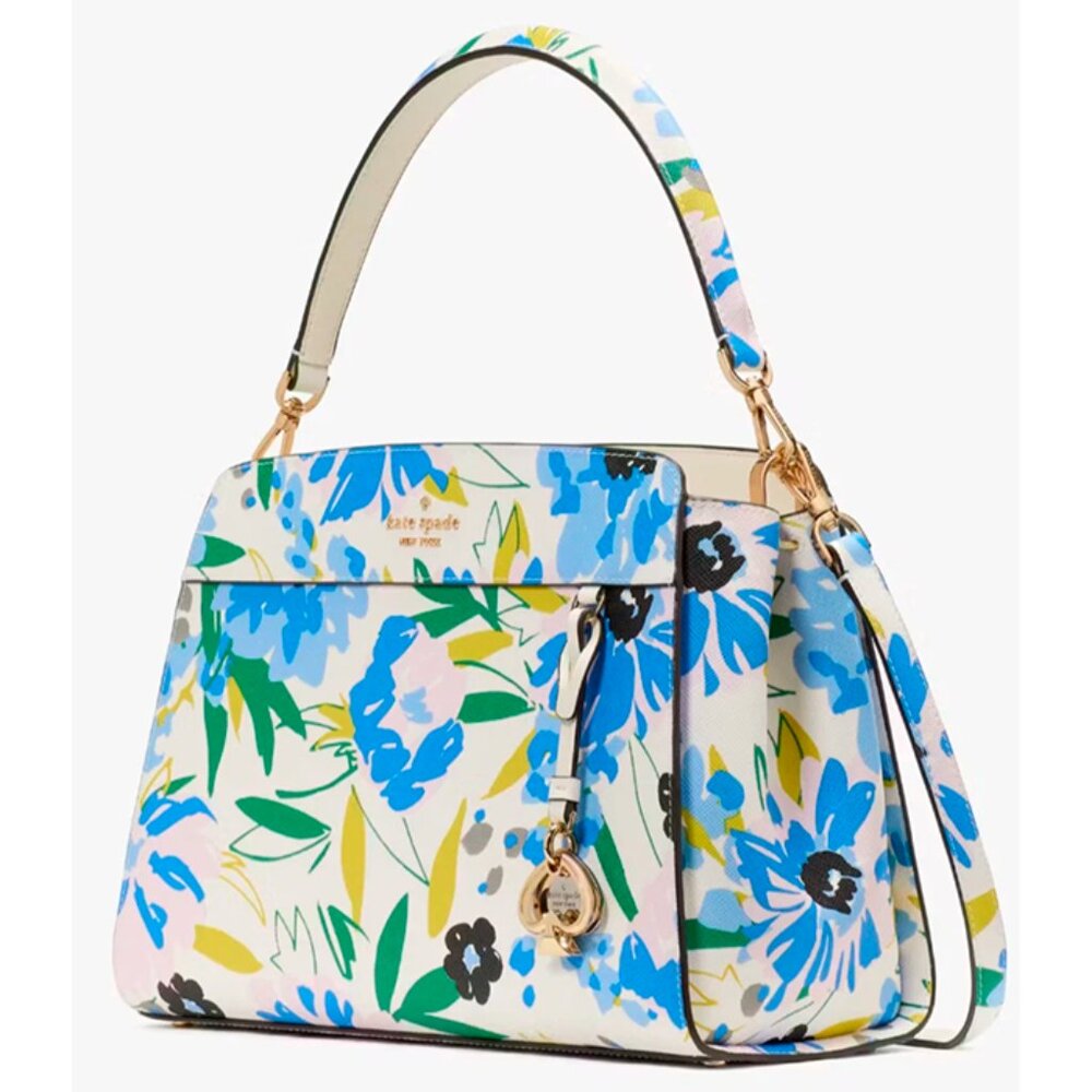 S Kate Spade Madison Floral Medium Top Handle Satchel Bag KK967 NWT Purse $429